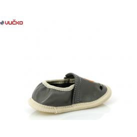 OTROŠKI COPATI VUČKO MINI SIVA LEVČEK