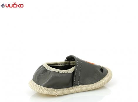 OTROŠKI COPATI VUČKO MINI SIVA LEVČEK