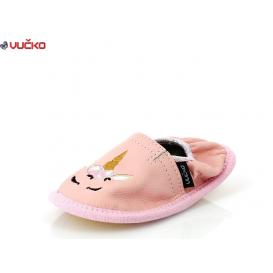 OTROŠKI COPATI VUČKO MINI PASTELNO ROZA