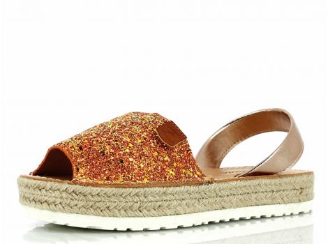 ŽENSKI SANDALI WEIDE Y601 CHAMPAGNE