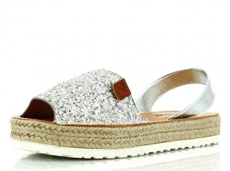 ŽENSKI SANDALI WEIDE Y601 SILVER