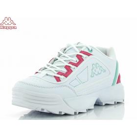 ŽENSKI CASUAL KAPPA RAVE 242 681MF WHITE/MINT