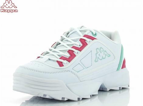 ŽENSKI CASUAL KAPPA RAVE 242 681MF WHITE/MINT