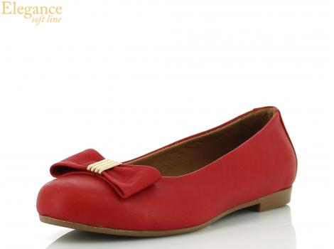 ŽENSKE BALERINKE ELEGANCE SOFT LINE A332 RED
