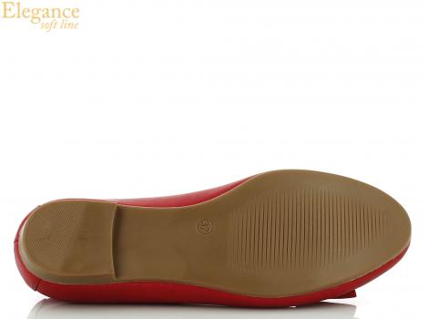 ŽENSKE BALERINKE ELEGANCE SOFT LINE A332 RED