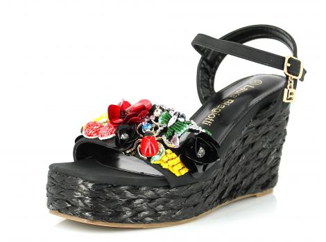 ŽENSKI LAURA BIAGIOTTI 8166 NUBUK BLACK