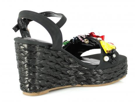 ŽENSKI LAURA BIAGIOTTI 8166 NUBUK BLACK