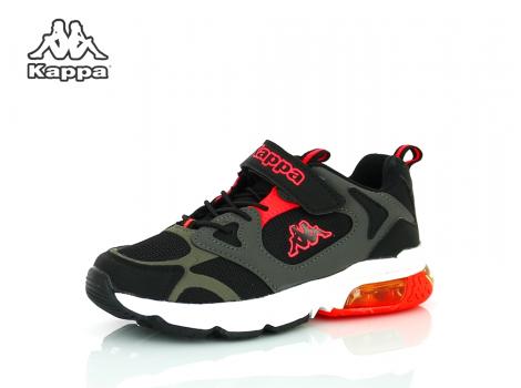 OTROŠKI  KAPPA YERO BLACK/CORAL