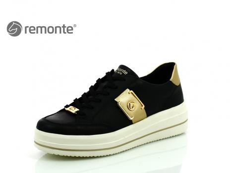 ŽENSKI REMONTE D1C02-01 SCHWARZ/LIGHTGOL