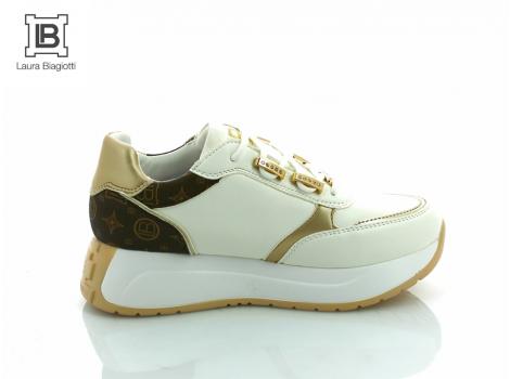 ŽENSKI LAURA BIAGIOTTI 8908 WHITE/BROWN