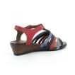 ŽENSKI SANDALI LIZARD 7816 BLACK-BLUE-RED
