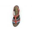 ŽENSKI SANDALI LIZARD 7816 BLACK-BLUE-RED
