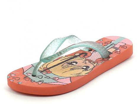 OTROŠKE JAPONKE IPANEMA 82301 CLASSIC VI ORANGE/GREEN