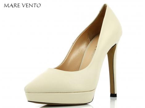 ŽENSKI ELEGANTNI MARE VENTO 12272 BEIGE LEATHER