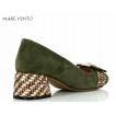 ŽENSKI ELEGANTNI MARE VENTO 12296 KHAKI SUEDE