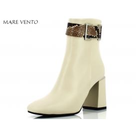 ŽENSKI GLEŽNAR MARE VENTO 12425 BEIGE LEATHER