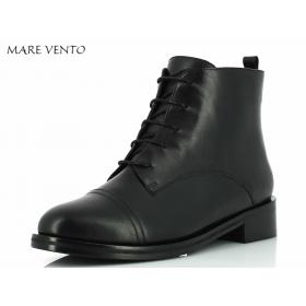 ŽENSKI GLEŽNAR MARE VENTO 12482 BLACK LEATHER