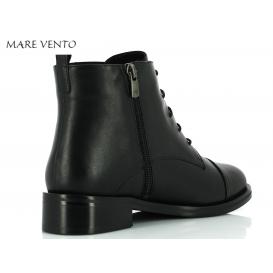 ŽENSKI GLEŽNAR MARE VENTO 12482 BLACK LEATHER