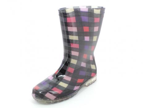 OTROŠKI GUMI ŠKORNJI Z LUČKAMI SK FL-GY1135-2 PLAID