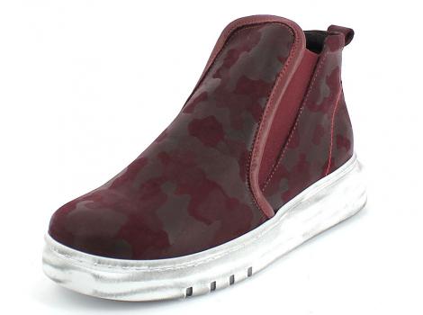 ŽENSKI CASUAL SPUNK 3051 CAMOFLAGE BURGUNDY