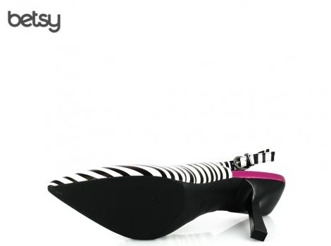 ŽENSKI BETSY 937040/02-06E BLACK/WHITE