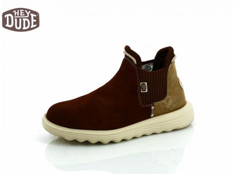 ŽENSKI HEYDUDE BRANSON W SUEDE BROXN/SNA