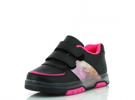 OTROŠKI CASUAL ŠPORTNI Z LUČKAMI OWYA TZ210 BLACK